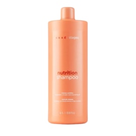 Shampoo Braé Nutrition Stages Shampoo Hidrante para Cabelos Danificados 1 Litro