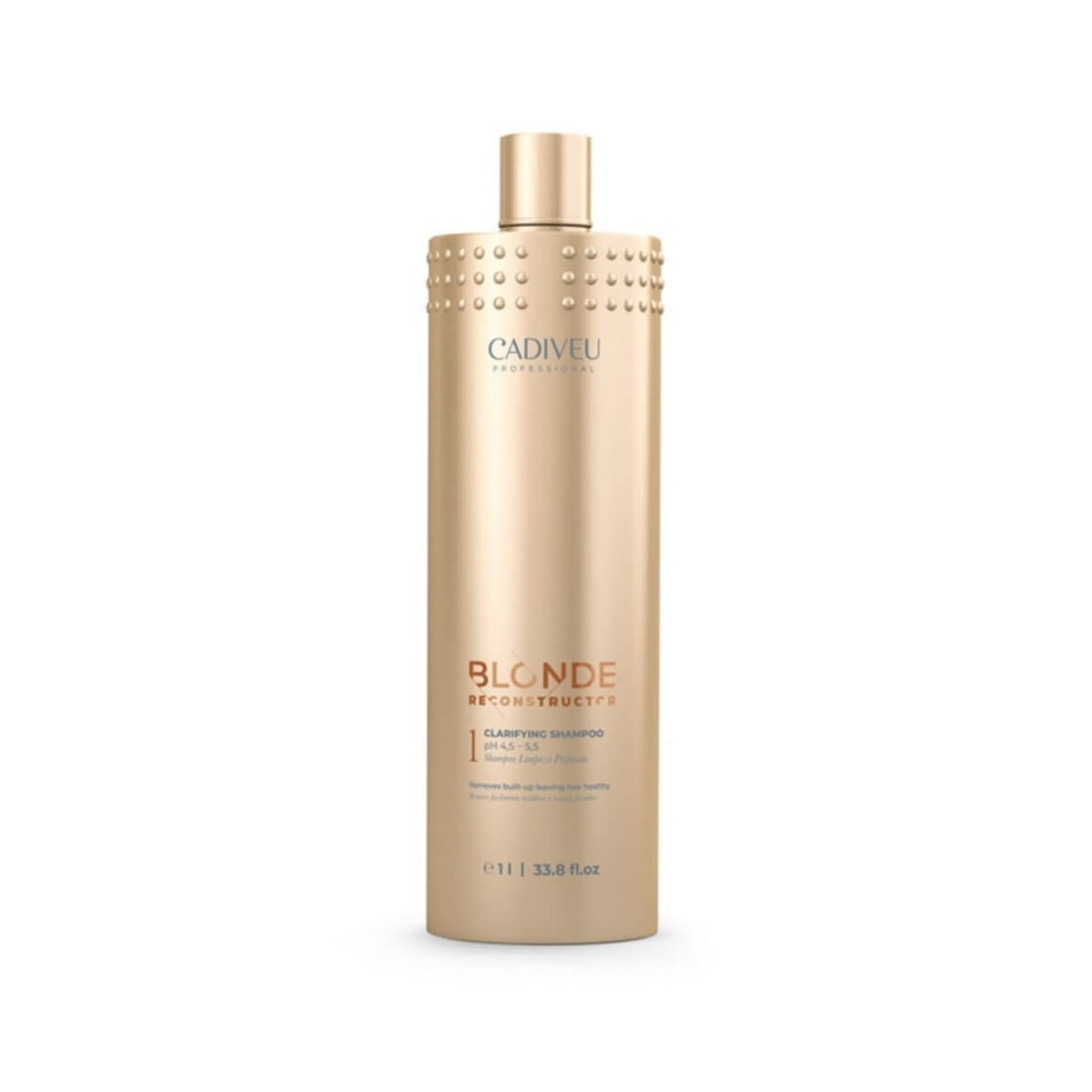 Shampoo Cadiveu Blonde Reconstructor Clarify Limpeza Profunda 1 Litro