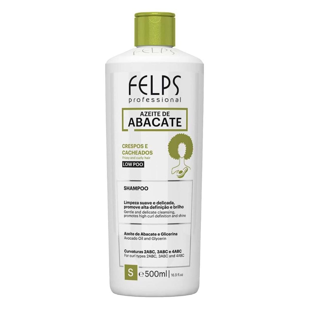 Shampoo Felps Cachos Azeite de Abacate para Cabelo Cacheado 500 ml Shampoo Felps Cachos Azeite de Abacate para Cabelo Cacheado 500 ml