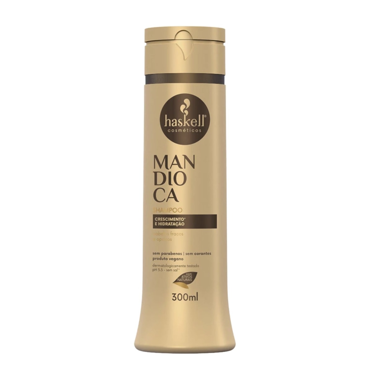 Shampoo Haskell Mandioca Força Crescimento 300 ml Shampoo Haskell Mandioca Força Crescimento 300 ml