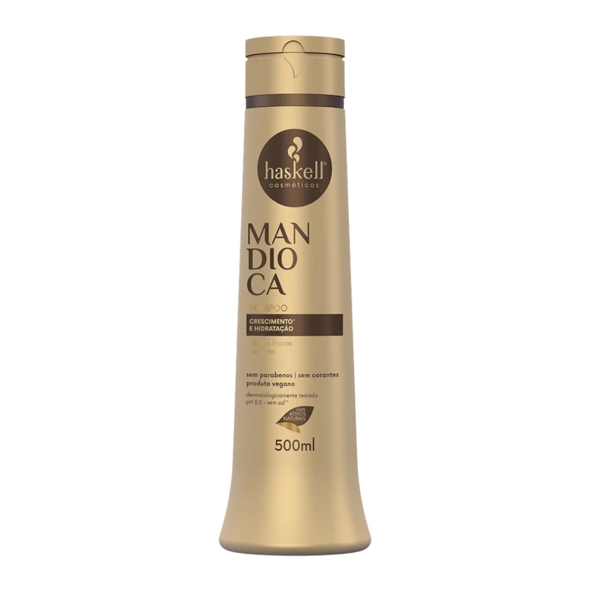 Shampoo Haskell Mandioca Força Crescimento 500 ml Shampoo Haskell Mandioca Força Crescimento 500 ml
