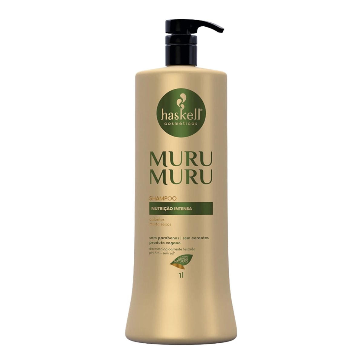 Shampoo Haskell Muru Muru Nutrição Hidratação 1000 ml