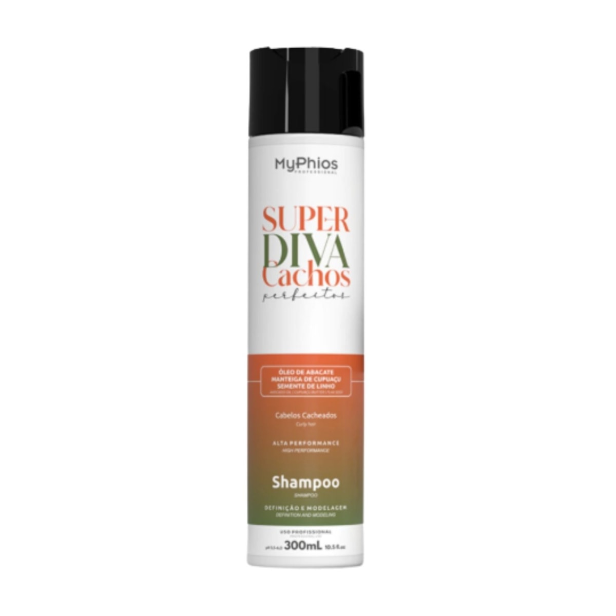 Shampoo MyPhios Super Diva Cachos Perfeitos para Cabelo Cacheado 300 g Shampoo MyPhios Super Diva Cachos Perfeitos para Cabelo Cacheado 300 g