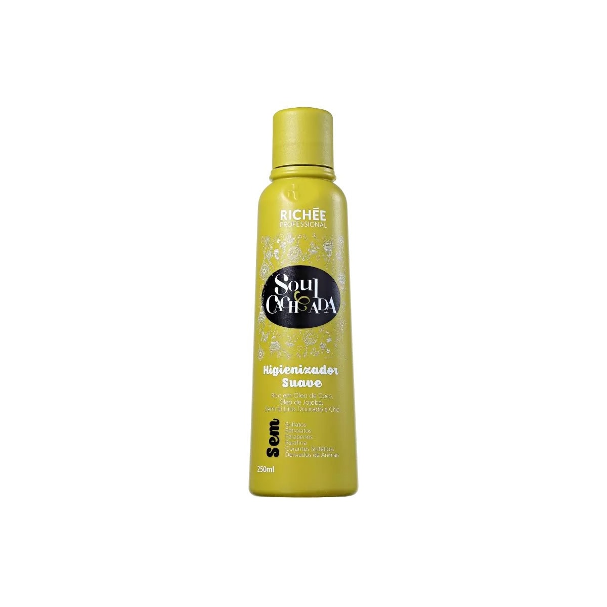 Shampoo Richée Soul Cacheada Higienizador Suave 250 g