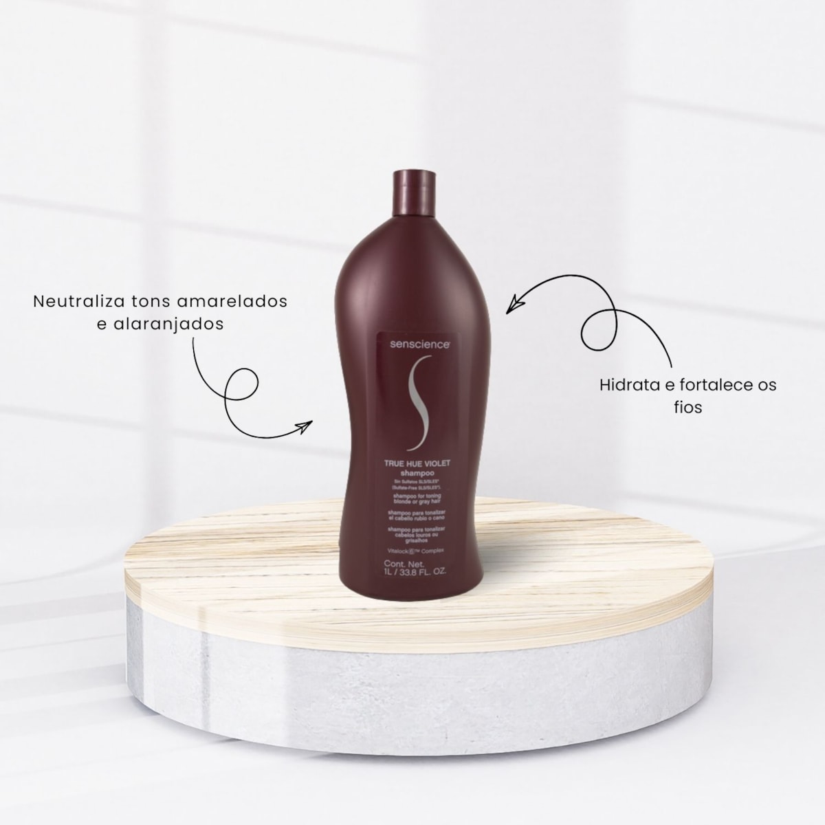 Shampoo Senscience True Hue Violet 1 Litro Shampoo Senscience True Hue Violet 1 Litro