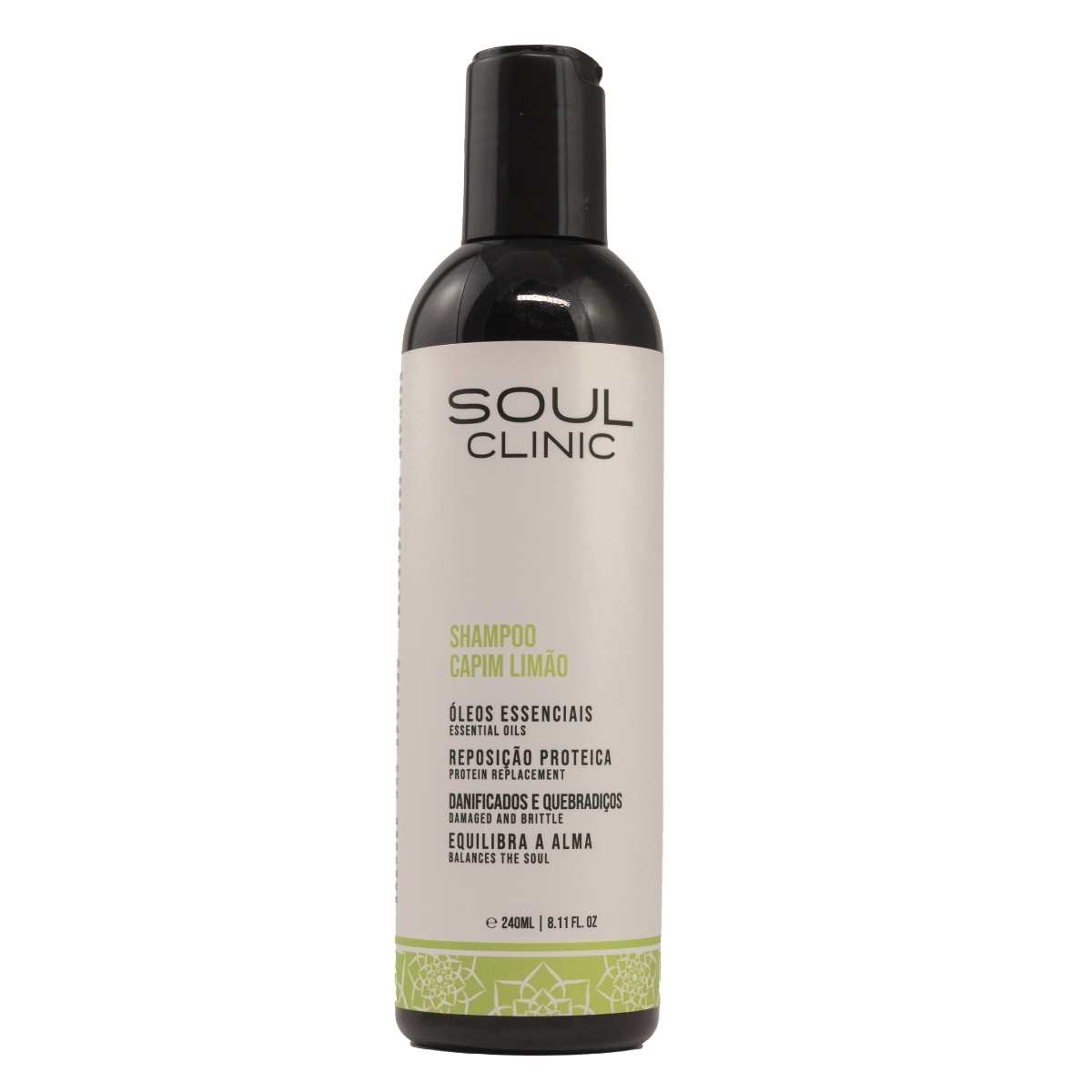 Shampoo Soul Clinic Oleos Essenciais Capim Limão 240 ml