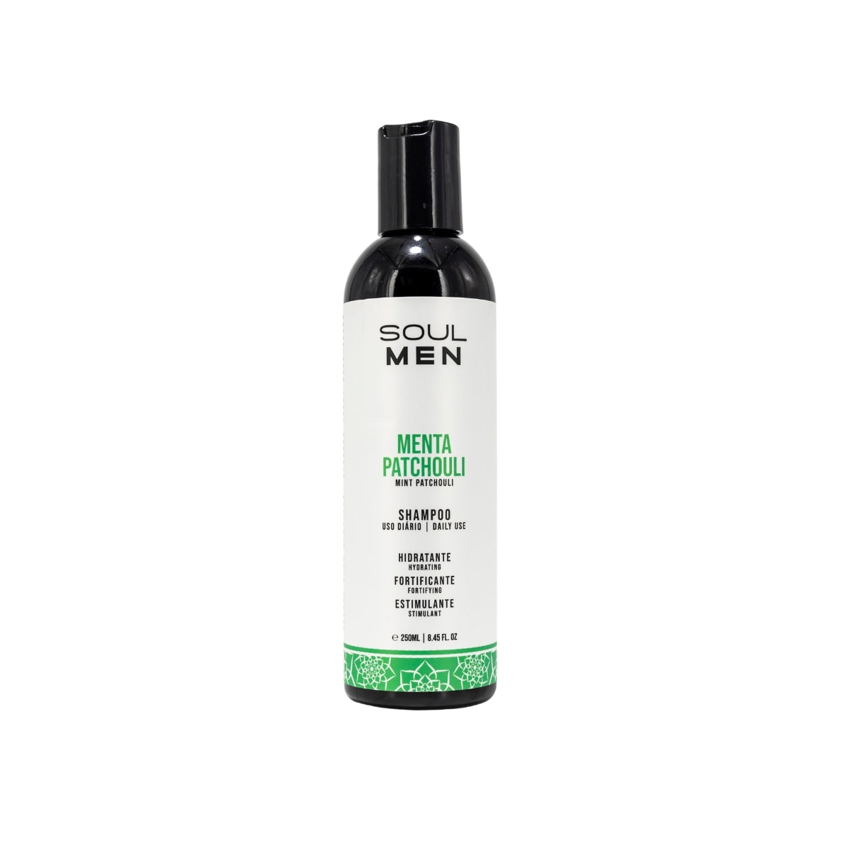 Shampoo Soul Men Menta Menta Patchouli Uso Diário 250 ml