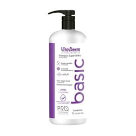 Shampoo Vita Derm Basic PRO Super Brilho 1 Litro