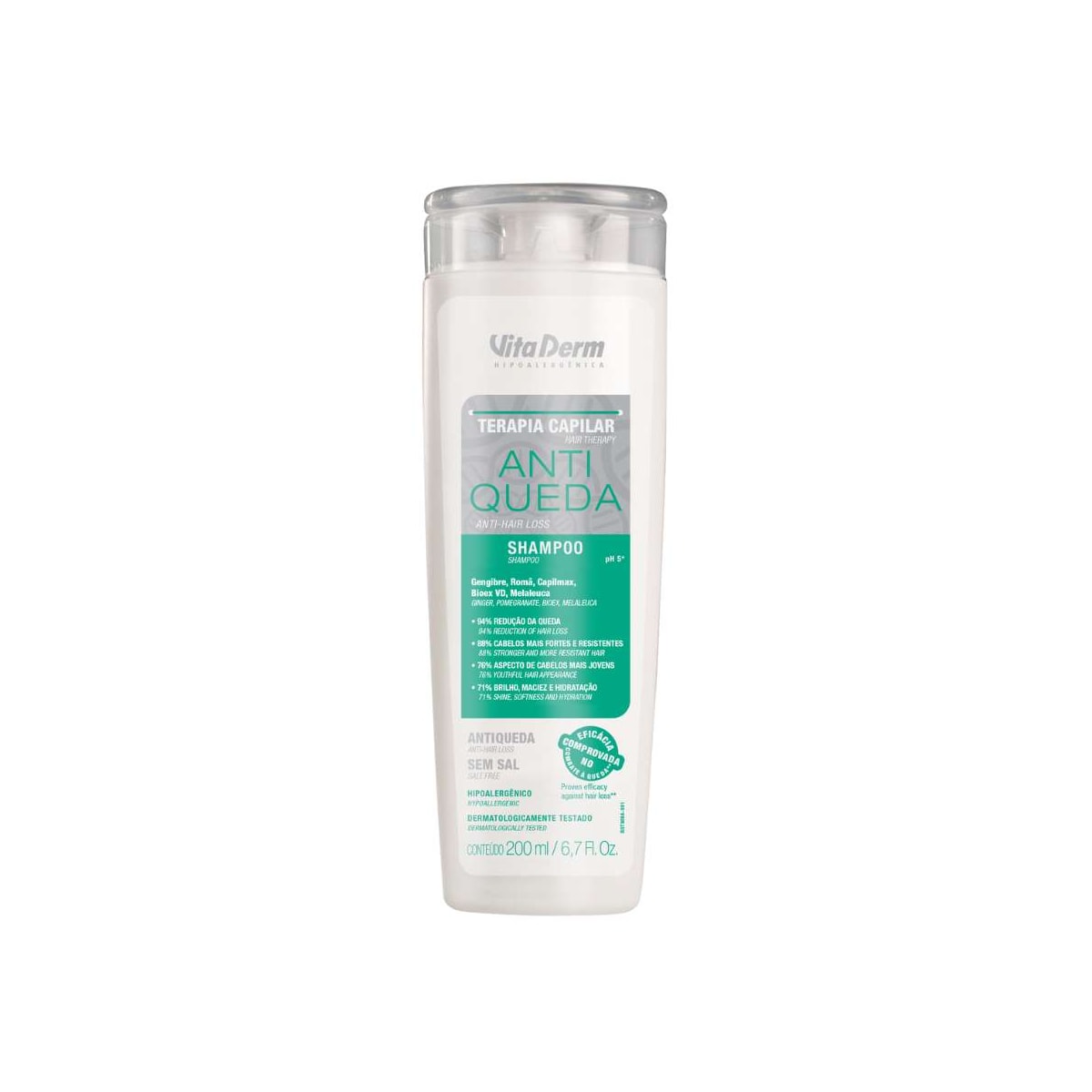 Shampoo Vita Derm Terapia Capilar Shampoo Antiqueda 200 ml Shampoo Vita Derm Terapia Capilar Shampoo Antiqueda 200 ml