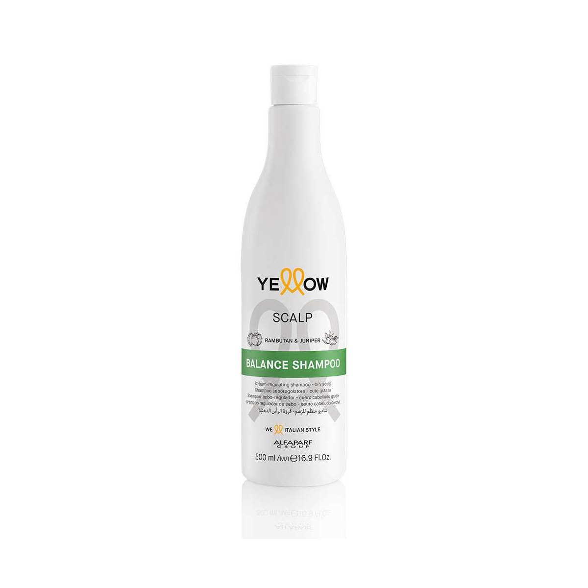 Shampoo Yellow Scalp Balance Shampoo para Cabelo Oleoso 500 ml