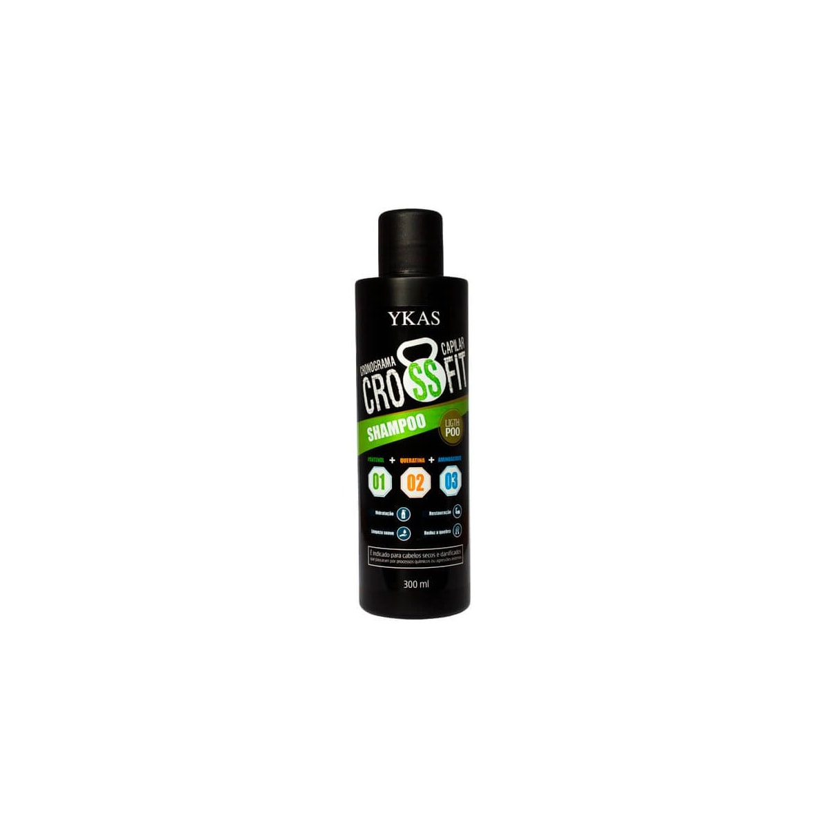 Shampoo Ykas Crossfit Cronograma Capilar 300 ml Shampoo Ykas Crossfit Cronograma Capilar 300 ml
