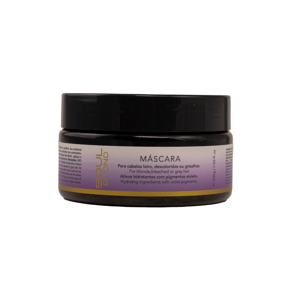 Soul Blond Para Cabelos Loiros Descoloridos Máscara 200g