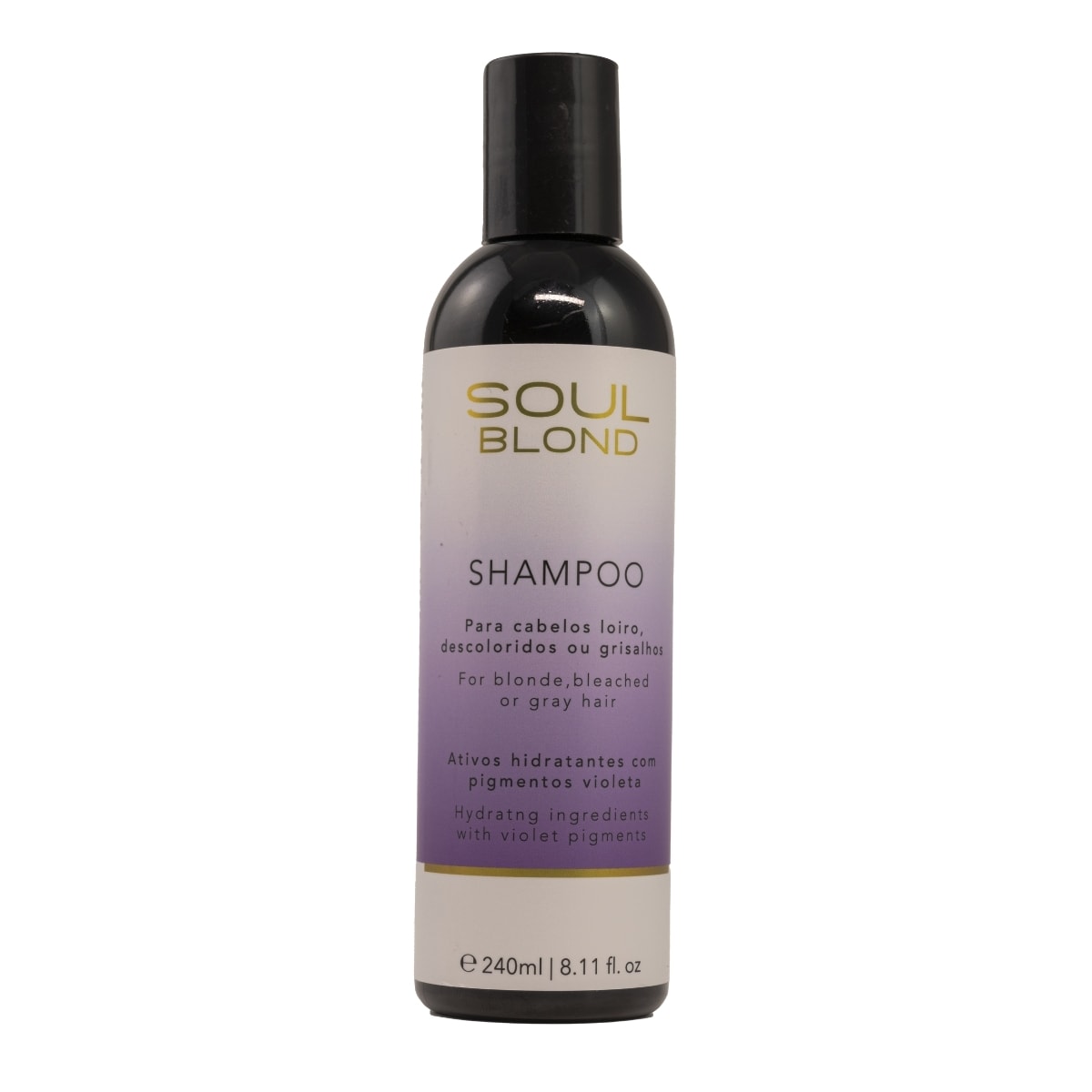 Soul Blond Para Cabelos Loiros Descoloridos Shampoo 240ml