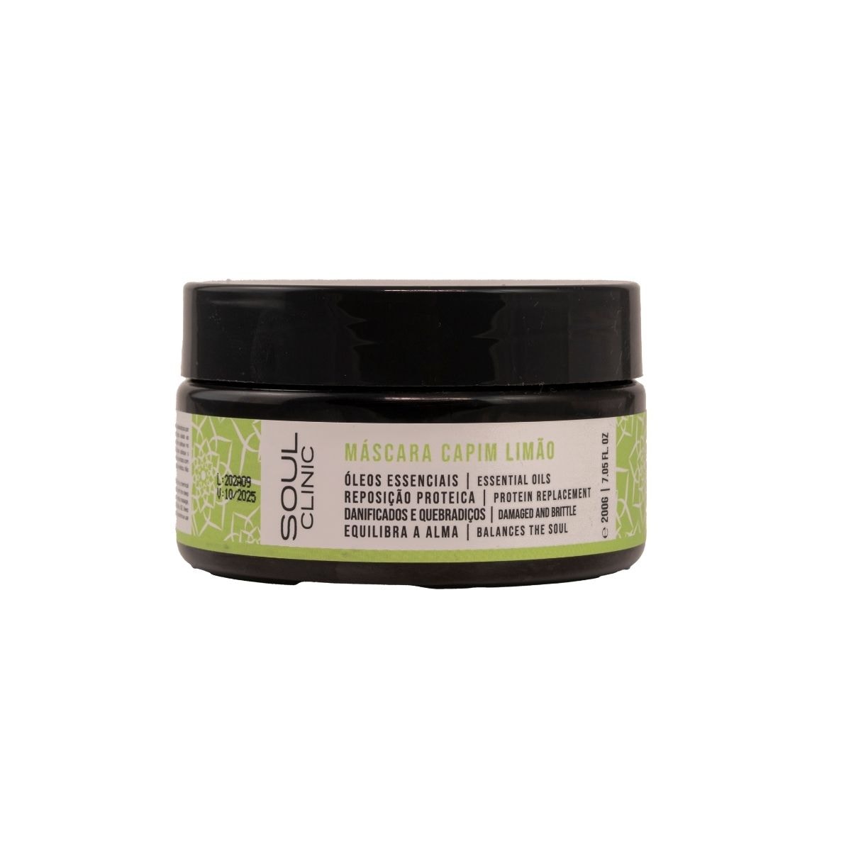 Soul Clinic Óleos Essenciais Capim Limão Máscara 200g Soul Clinic Óleos Essenciais Capim Limão Máscara 200g