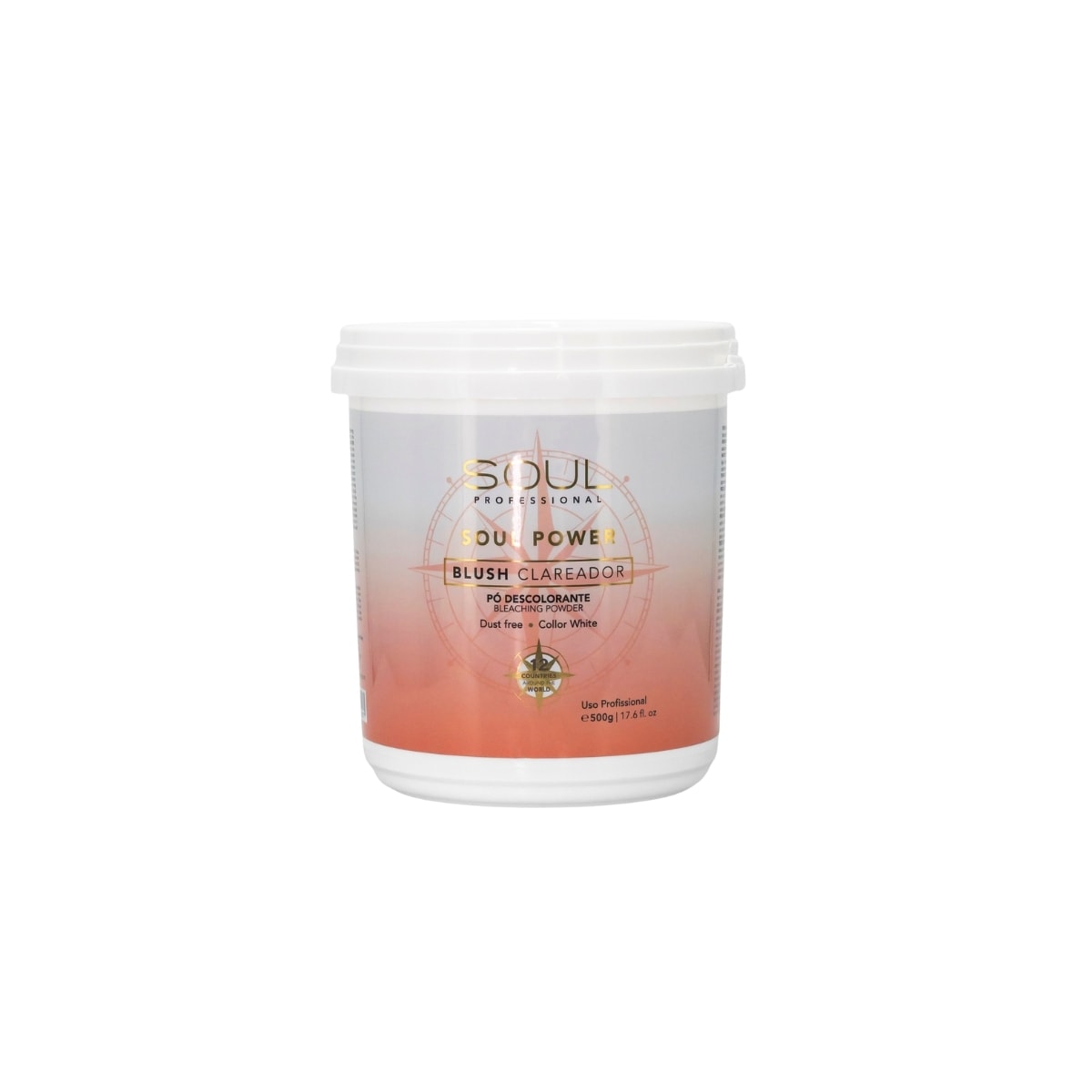 Soul Power Blush Clareador Pó Descolorante 500 g