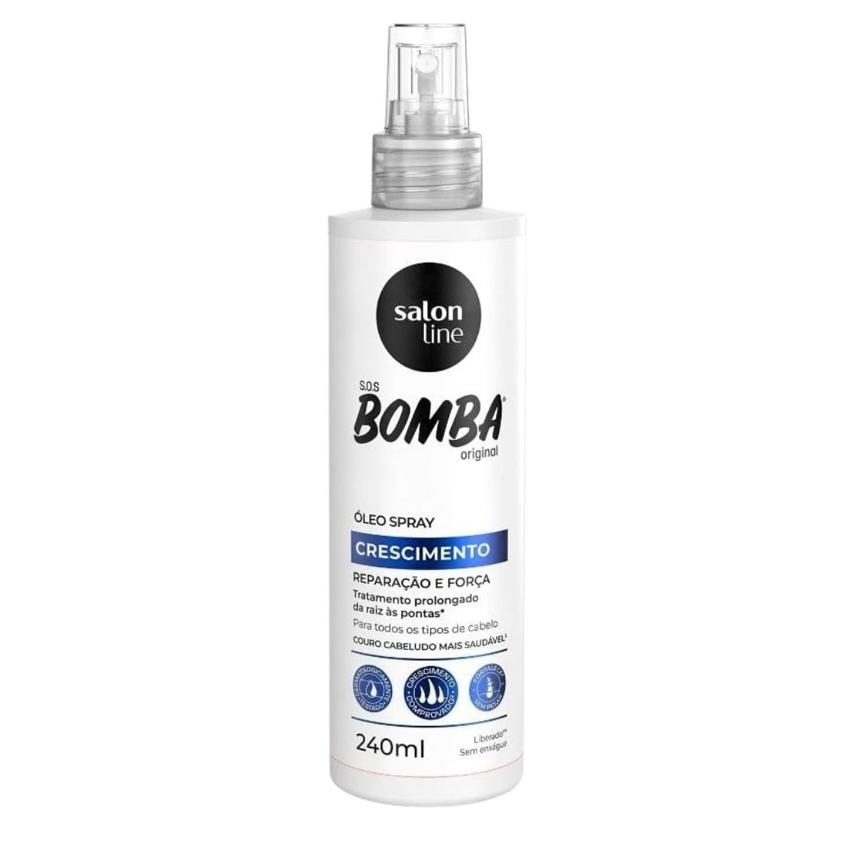 Spray Salon Line SOS Bomba Original Oleo Crescimento 240 ml