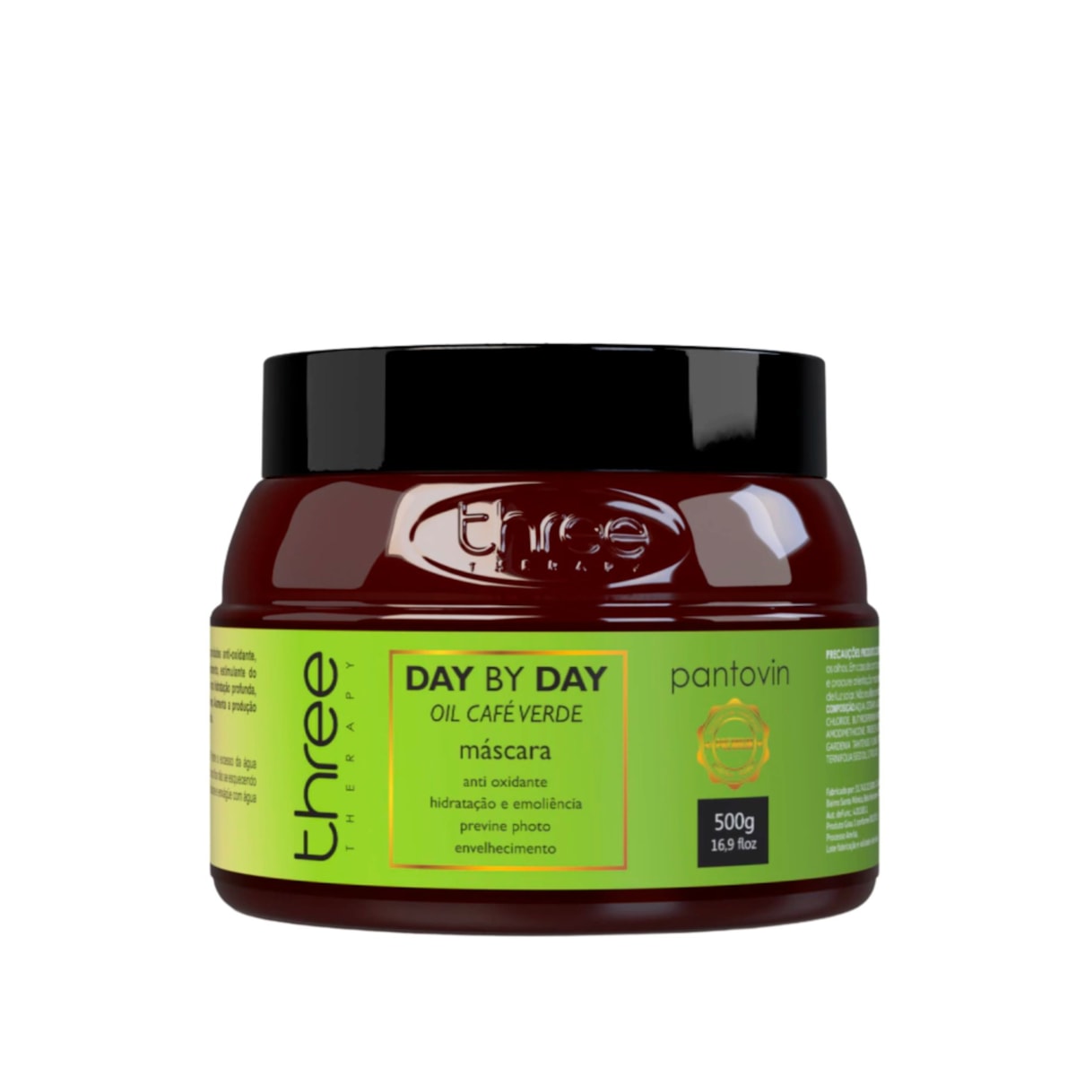 Three Therapy Day by Day Café Verde Oil Máscara 500g Three Therapy Day by Day Café Verde Oil Máscara 500g