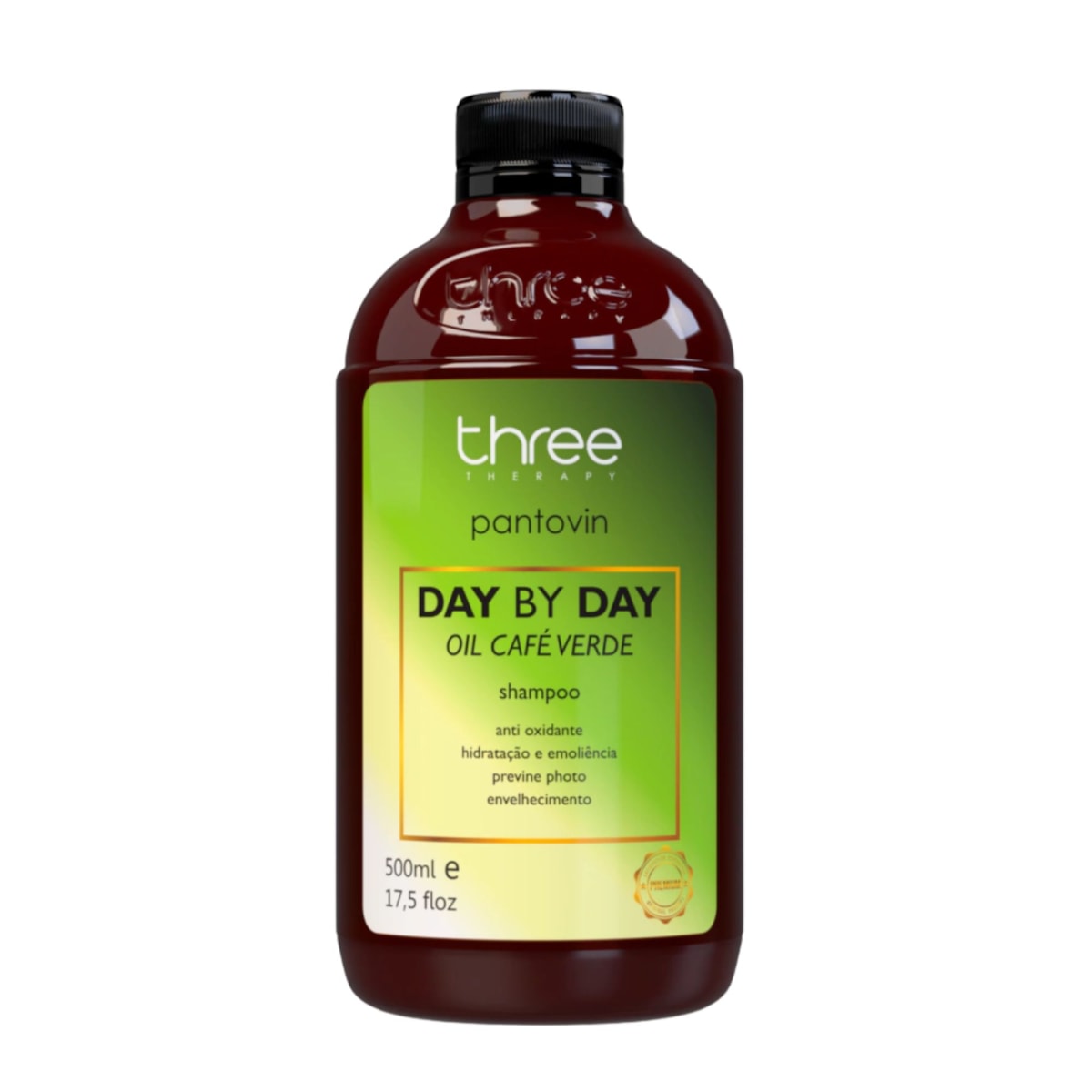 Three Therapy Day by Day Café Verde Oil Shampoo 500ml Three Therapy Day by Day Café Verde Oil Shampoo 500ml