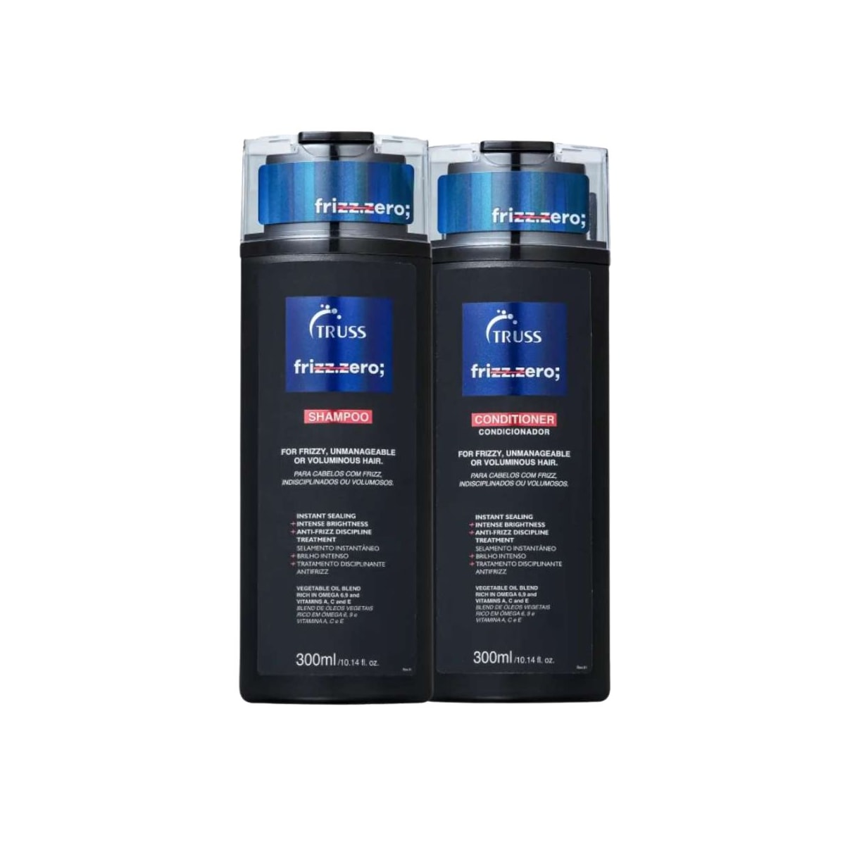 Truss Frizz Zero Shampoo 300ml + Condicionador 300ml Truss Frizz Zero Shampoo 300ml + Condicionador 300ml