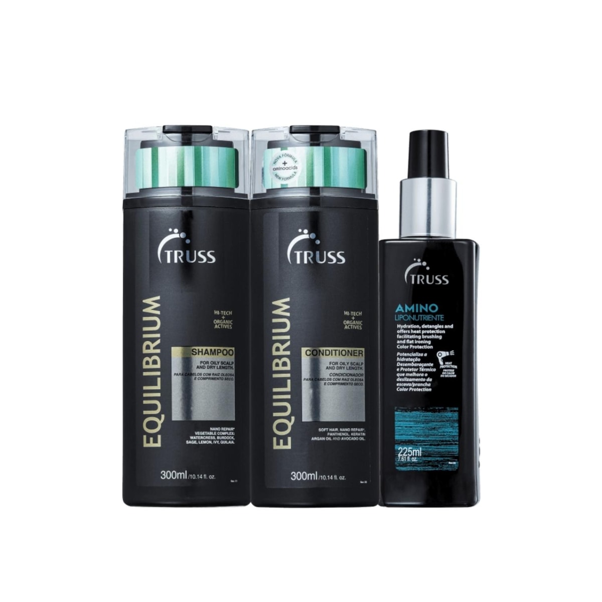 Truss Kit Equilibrium Shampoo e Condicionador + Protetor Truss Kit Equilibrium Shampoo e Condicionador + Protetor