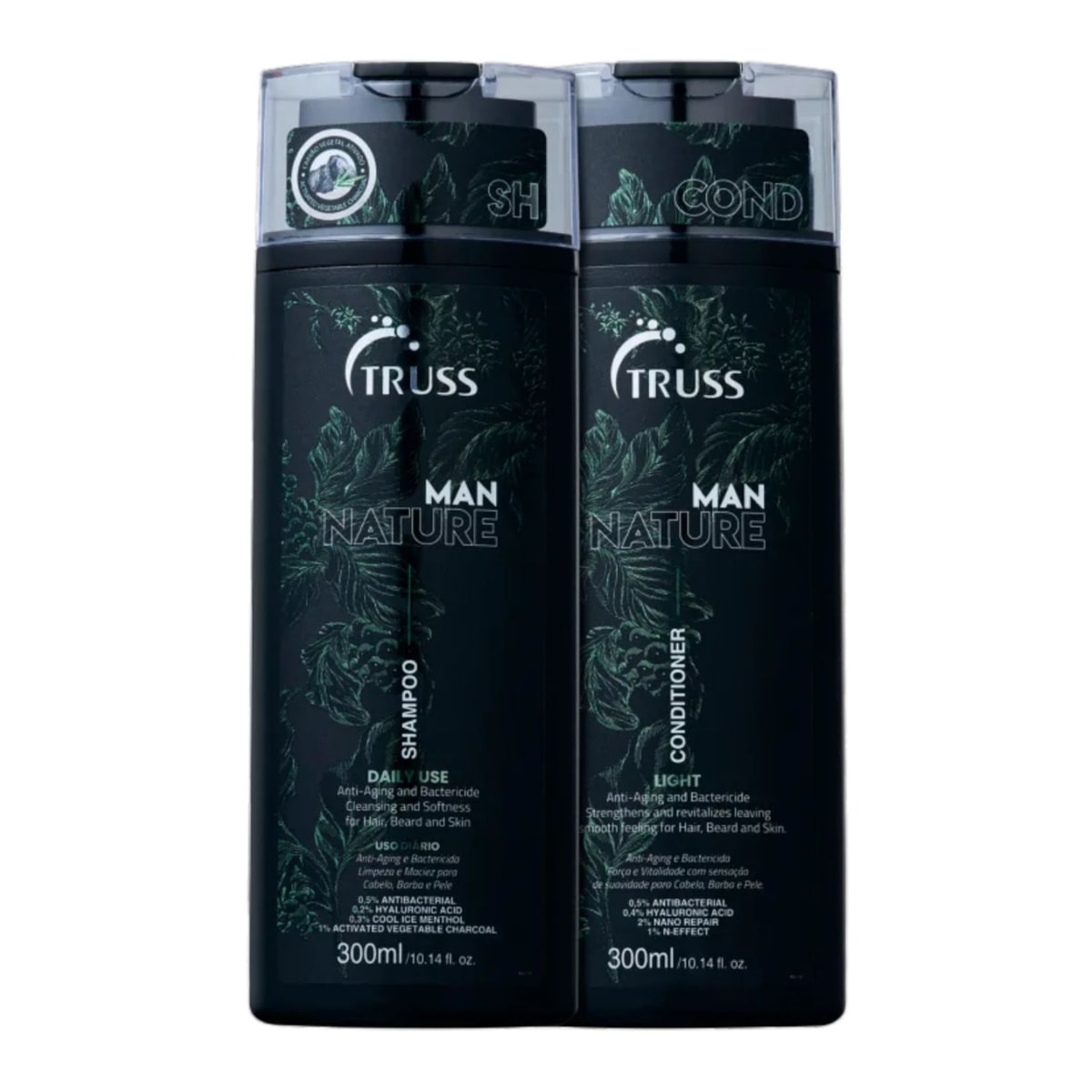 Truss Man Nature Shampoo 300ml + Condicionador 300ml Truss Man Nature Shampoo 300ml + Condicionador 300ml