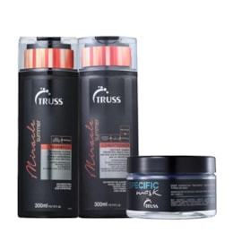 Truss Miracle Summer Shampoo + Condicionador 300ml + Specific 180ml Truss Miracle Summer Shampoo + Condicionador 300ml + Specific 180ml