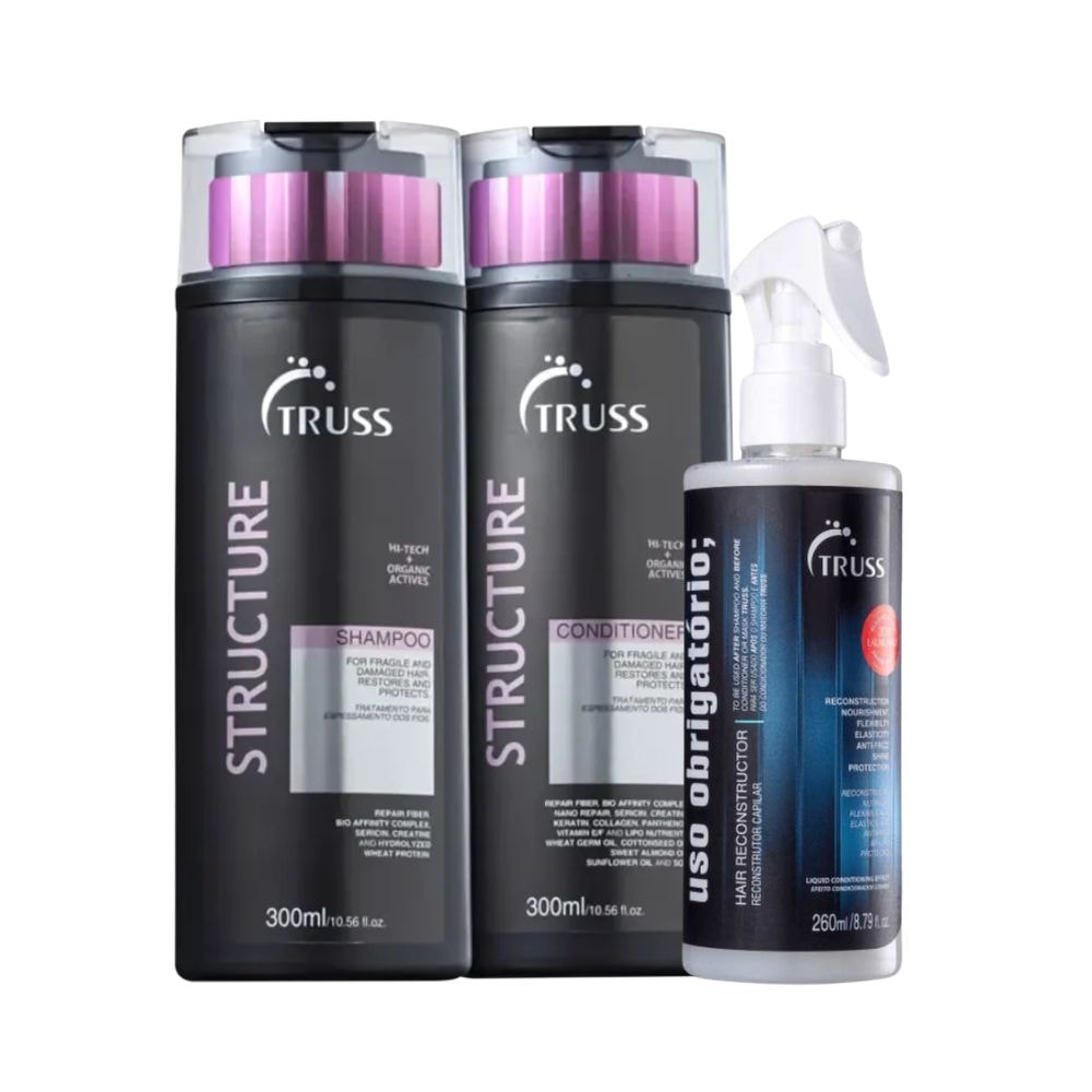 Truss Structure Shampoo + Condicionador 300ml + Uso Obrigatório