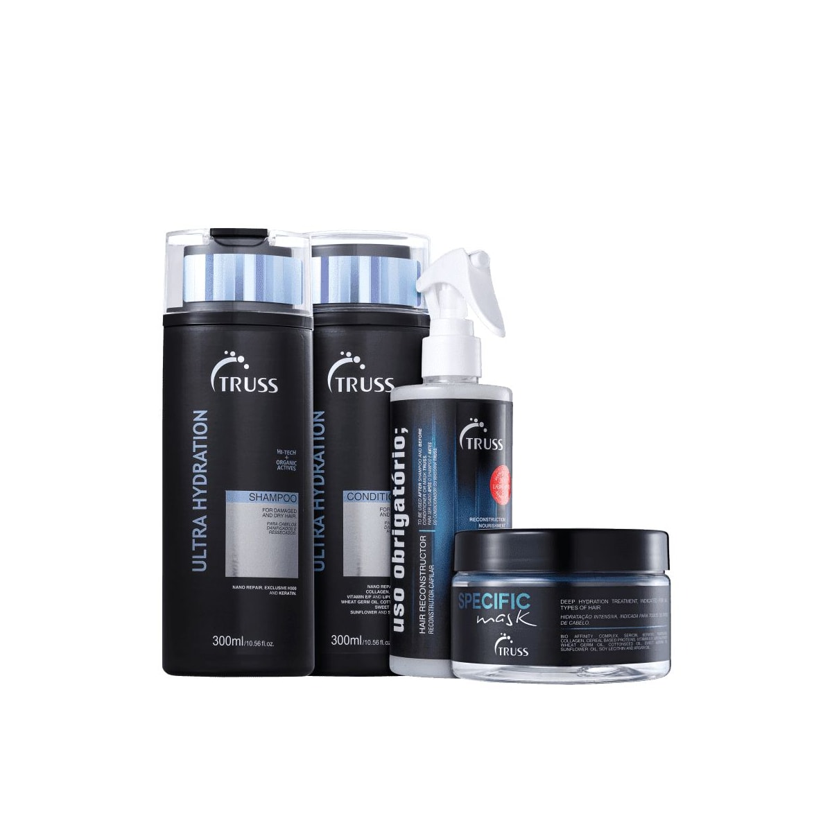 Truss Ultra Hydration Kit Duo + Uso Obrigatório + Máscara Specific 180g