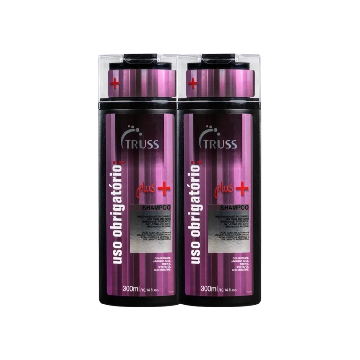 Truss Uso Obrigatório Kit 2 Shampoo Plus+ 300ml