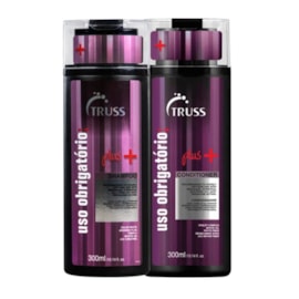Truss Uso Obrigatório Plus+ Shampoo 300ml + Condicionador 300ml Truss Uso Obrigatório Plus+ Shampoo 300ml + Condicionador 300ml