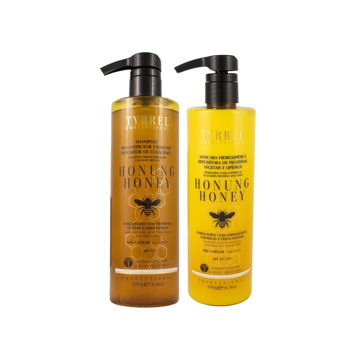 Tyrrel Honung Honey Kit Shampoo e Máscara 500g