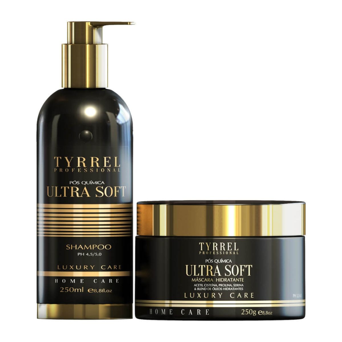 Tyrrel Ultra Soft Kit Shampoo 250ml e Máscara 250g
