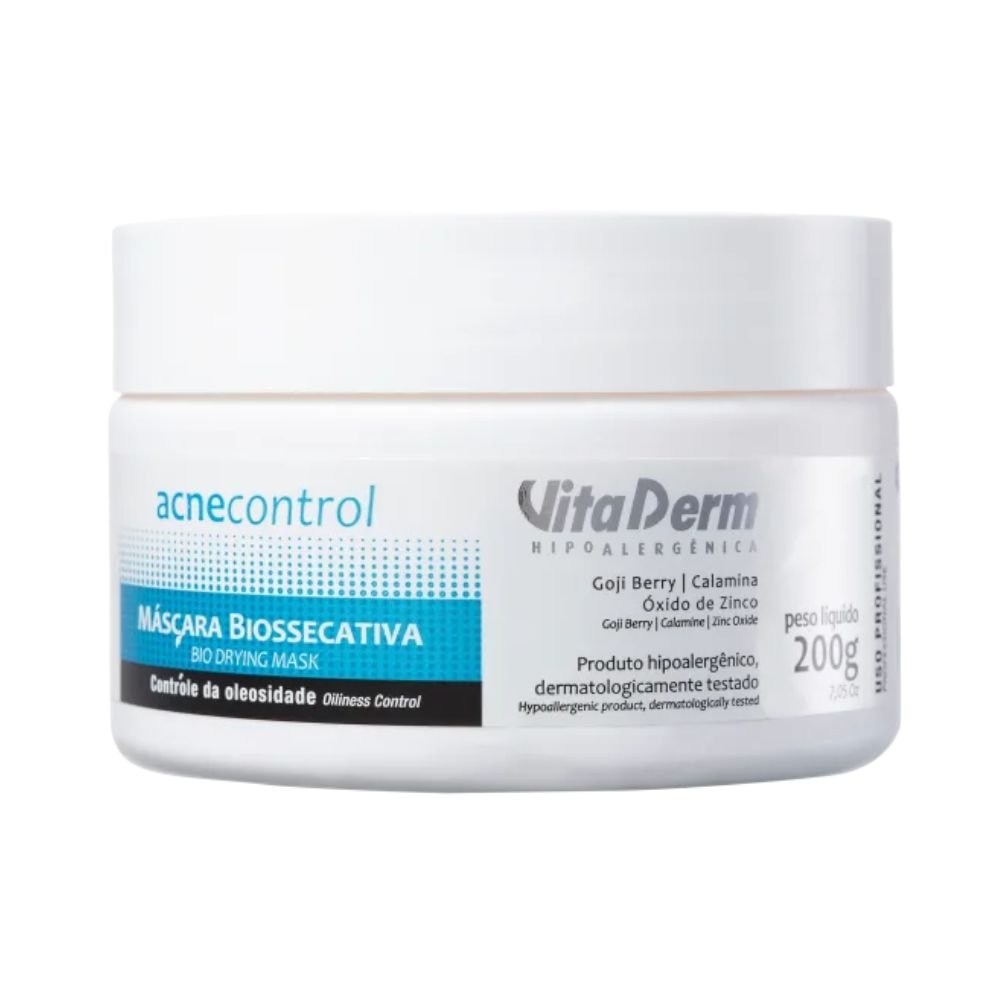 Vita Derm Acne control Biossecativa Máscara Facial 200g