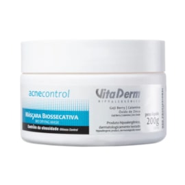 Vita Derm Acne control Biossecativa Máscara Facial 200g Vita Derm Acne control Biossecativa Máscara Facial 200g