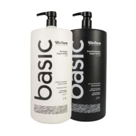 Vita Derm Basic Super Brilho Kit Shampoo e Condicionador 2,5L