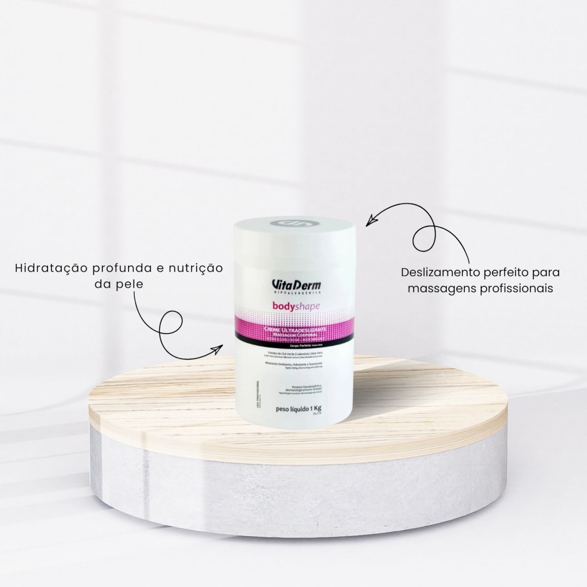 Vita Derm Body Shape Creme Ultradeslizante 1 Kg Vita Derm Body Shape Creme Ultradeslizante 1 Kg