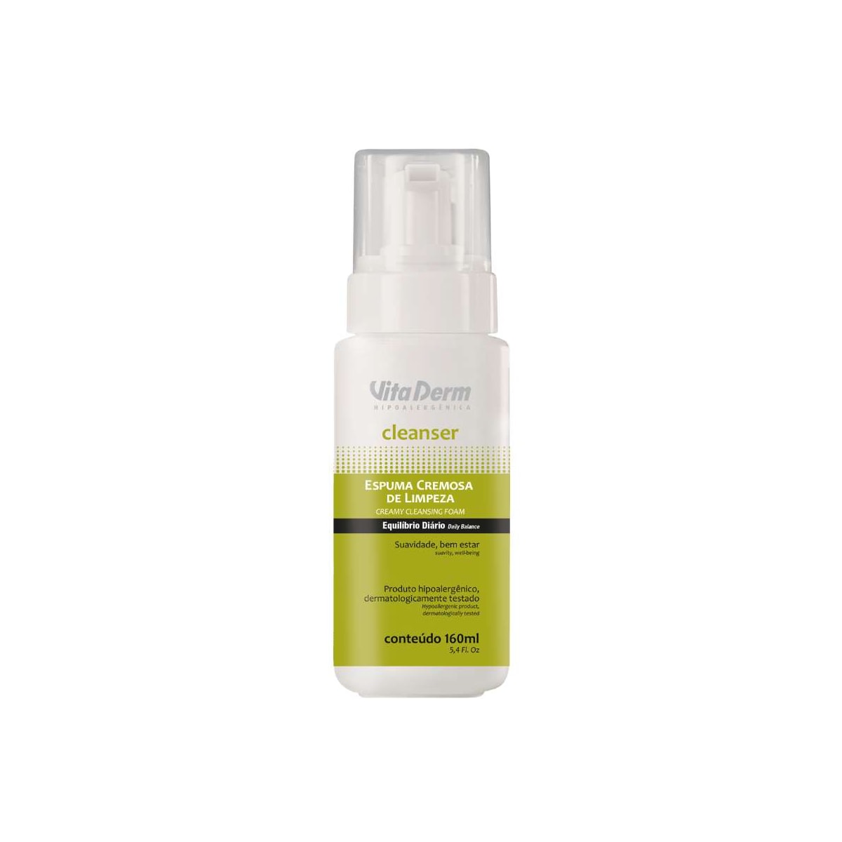 Vita Derm Cleanser Espuma de Limpeza Facial 160ml Vita Derm Cleanser Espuma de Limpeza Facial 160ml