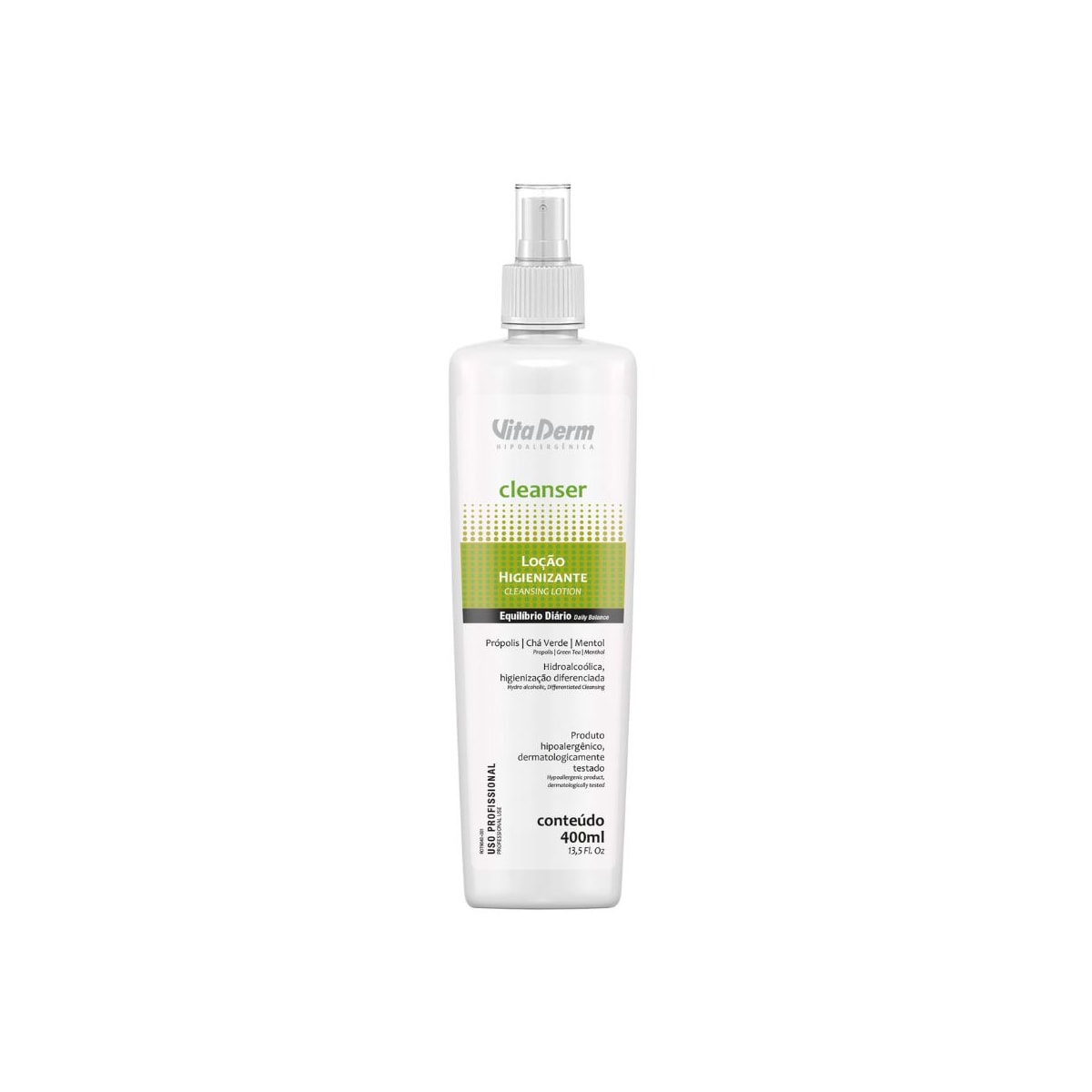 Vita Derm Cleanser Loção Higienizante 400 ml Vita Derm Cleanser Loção Higienizante 400 ml