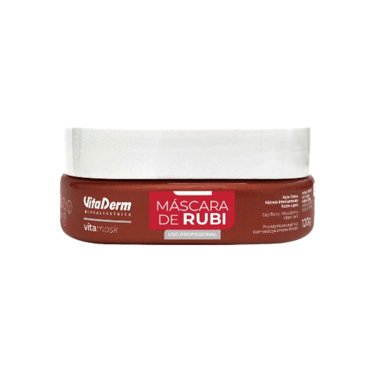 Vita Derm Hipoalergênica VitaMask Rubi Máscara 120g