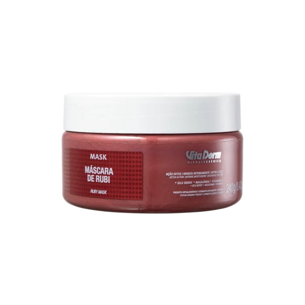 Vita Derm Mask Rubi Máscara Facial 240g