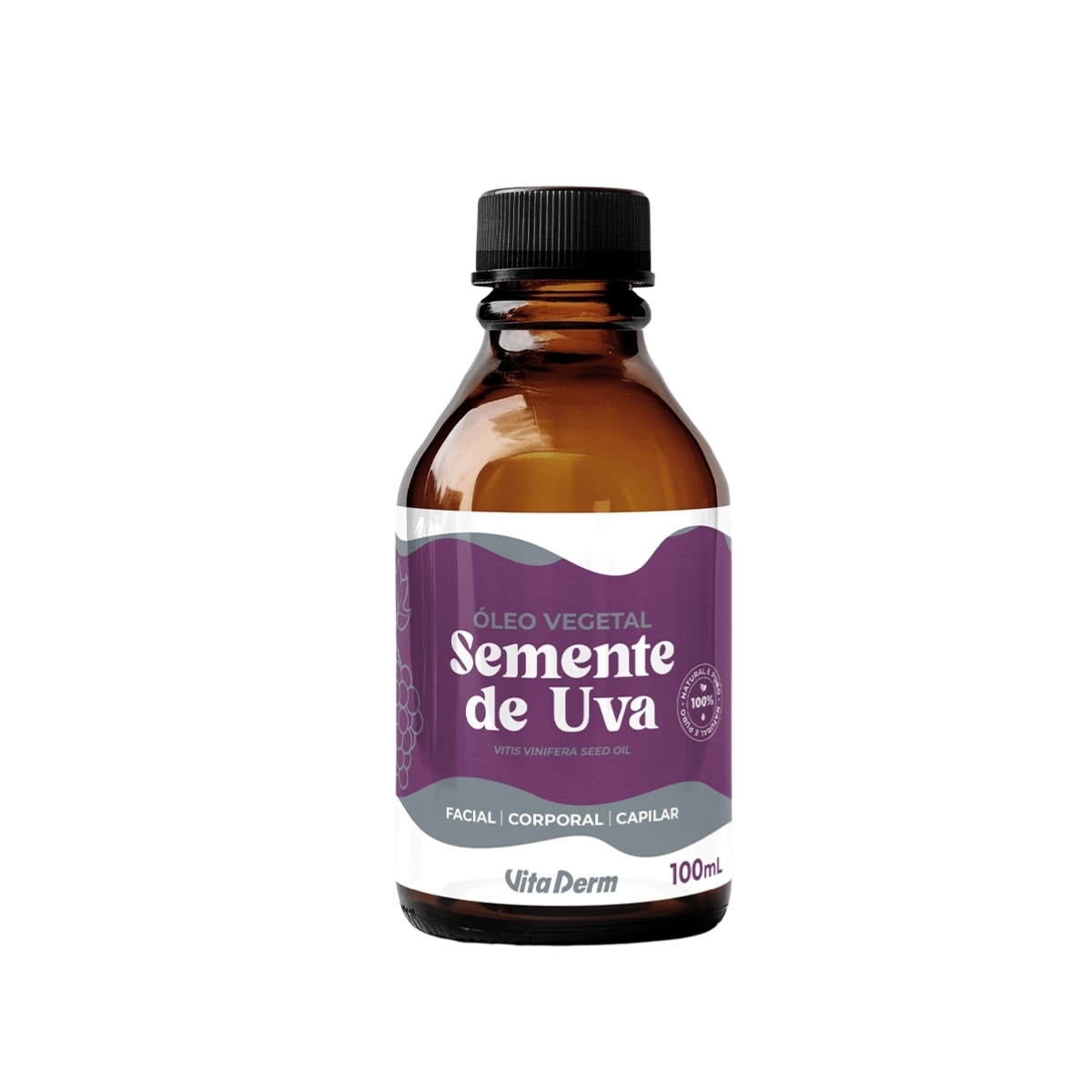 Vita Derm Oleo Vegetal de Semente de Uva 100 ml Vita Derm Oleo Vegetal de Semente de Uva 100 ml