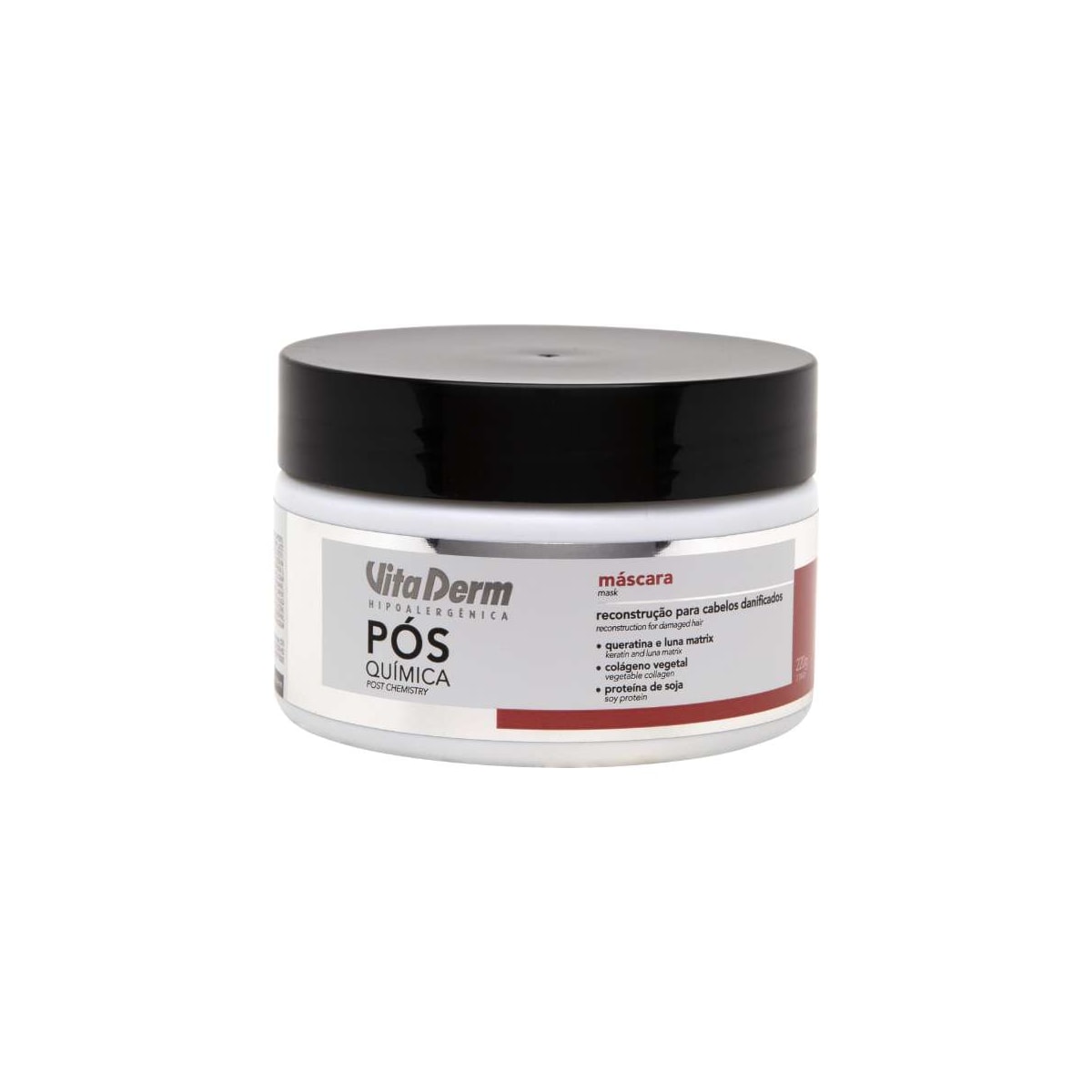 Vita Derm Pós Química Máscara Capilar 220g Vita Derm Pós Química Máscara Capilar 220g