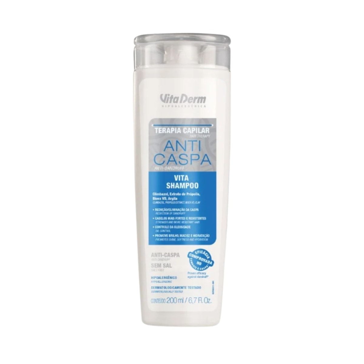 Vita Derm Terapia Capilar Anticaspa Shampoo 200ml