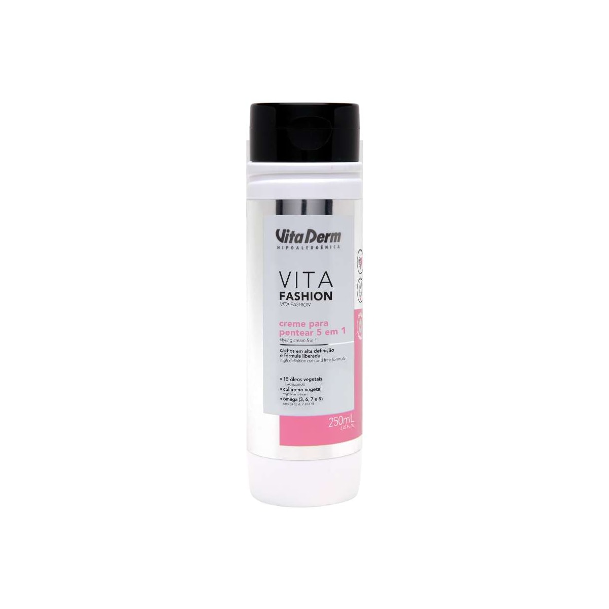 Vita Derm Vita Fashion 5 em 1 Creme Para Pentear 250ml Vita Derm Vita Fashion 5 em 1 Creme Para Pentear 250ml