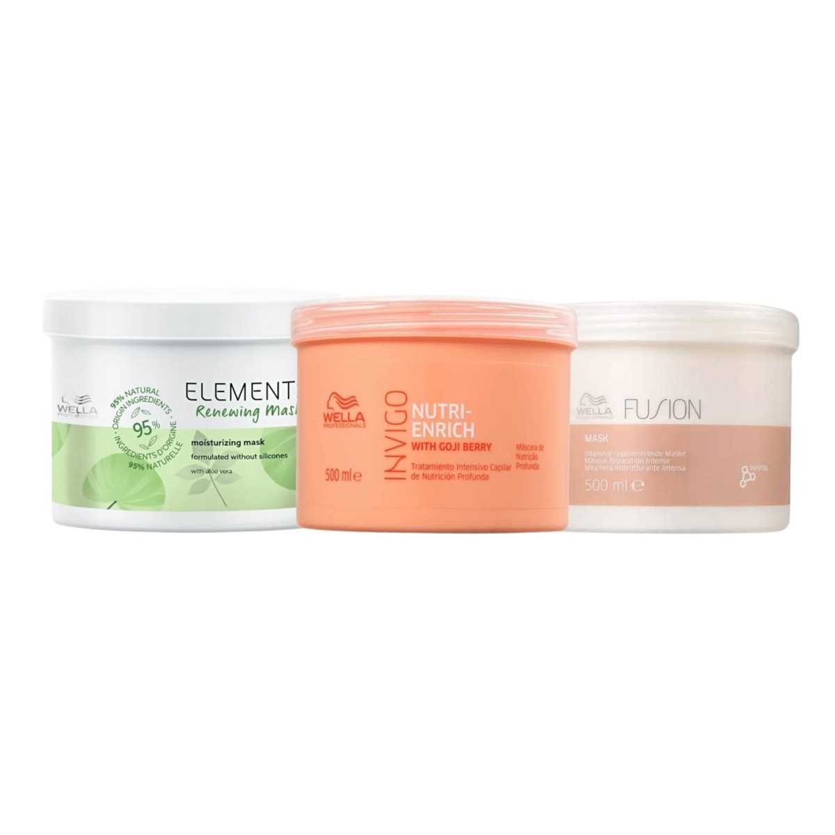 Wella Expert Cronograma Capilar Máscaras 500ml