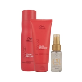 Wella Invigo Color Brilliance e Oil Reflections light 30ml Kit Home Care (3 Produtos)