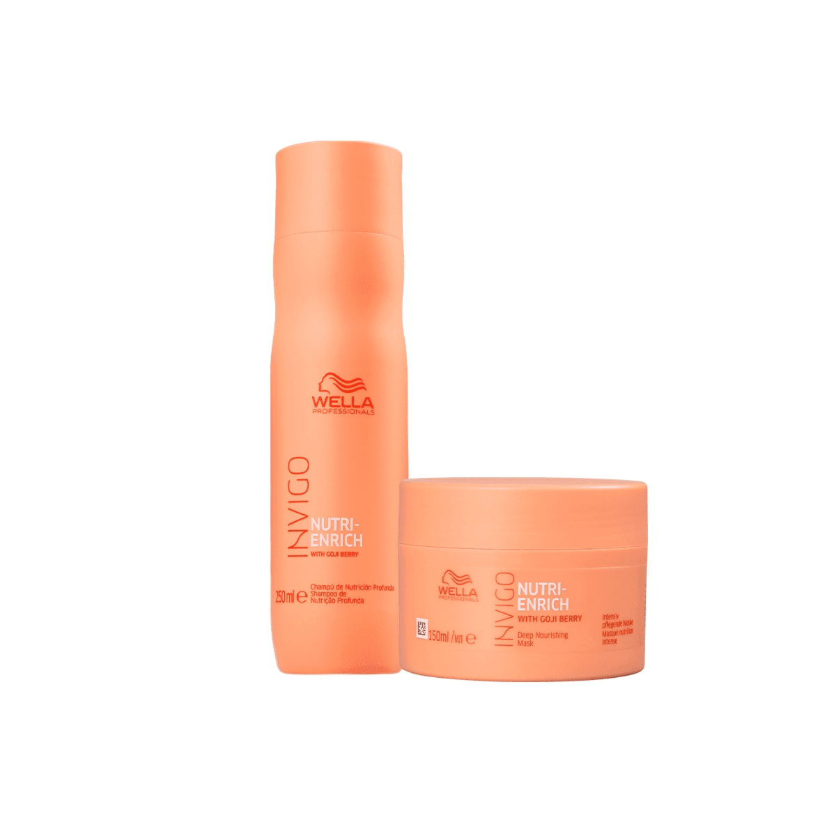 Wella Nutri-Enrich Shampoo 250ml + Máscara 150ml Wella Nutri-Enrich Shampoo 250ml + Máscara 150ml