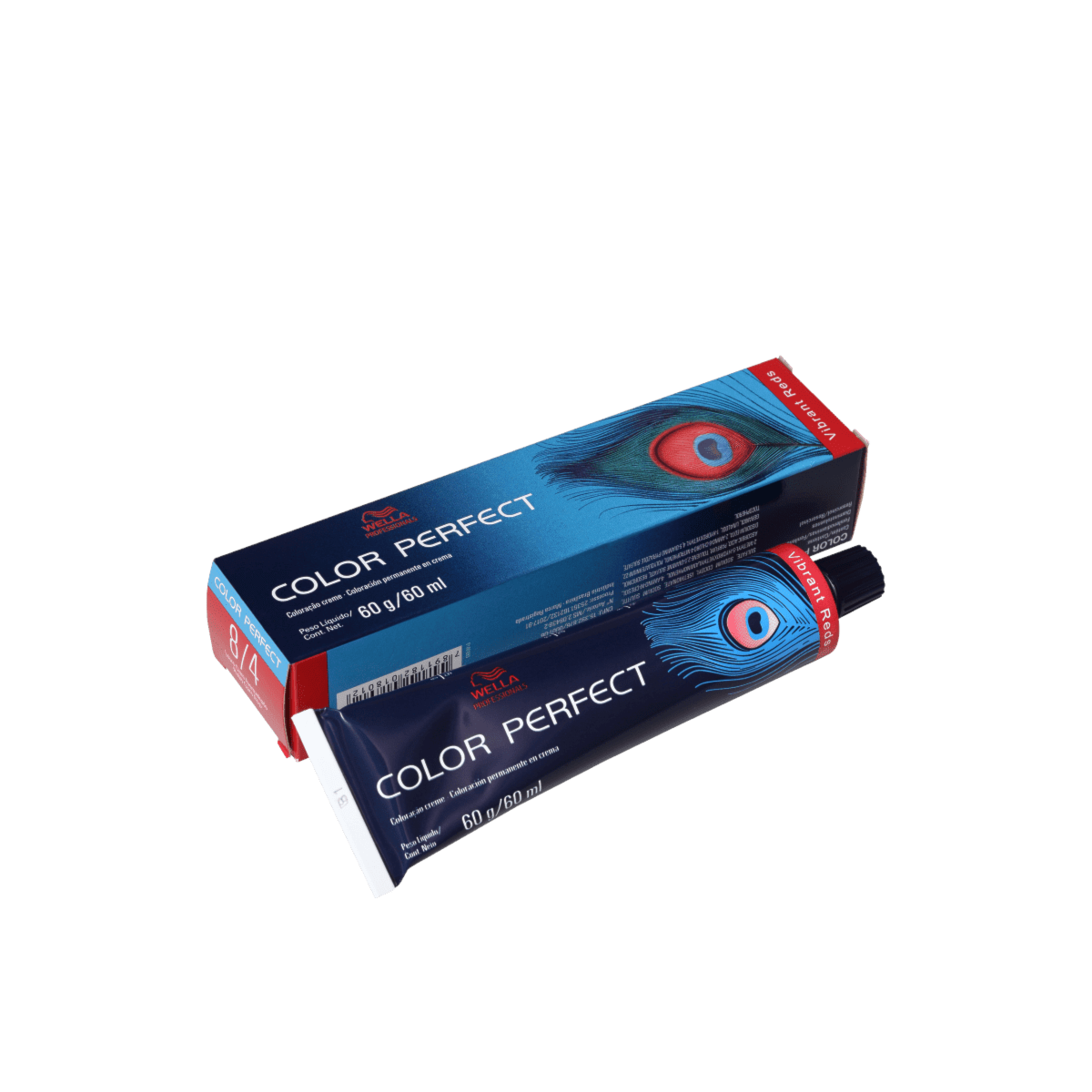 Wella Professionals Color Perfect 6/45 Louro Escuro Vermelho Acaju - Coloração 60g