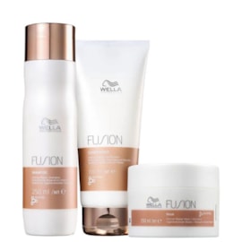 Wella Professionals Fusion Shampoo 250ml + Condicionador 200ml + Máscara 150ml Wella Professionals Fusion Shampoo 250ml + Condicionador 200ml + Máscara 150ml