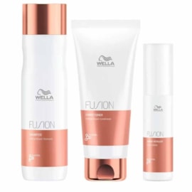 Wella Professionals Fusion - Shampoo 250ml + Condicionador 200ml + Reconstrutor 70ml Wella Professionals Fusion - Shampoo 250ml + Condicionador 200ml + Reconstrutor 70ml
